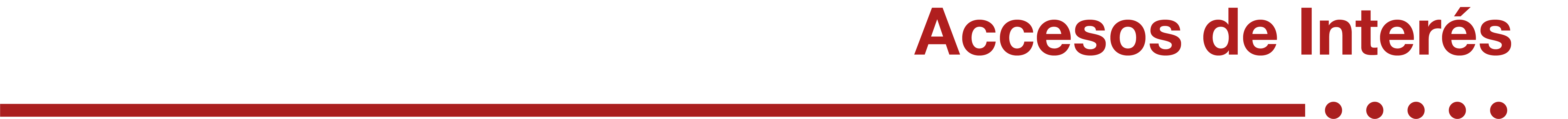 Accesos de interés
